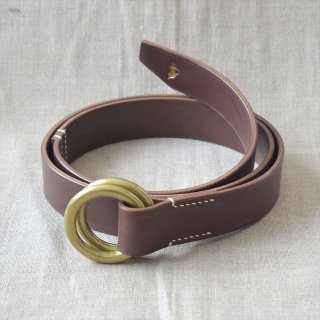 Jacou（ジャコウ）O-RING BELT ダークブラウン