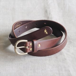 Jacou（ジャコウ）BOW BUCKLE BELT ダークブラウン