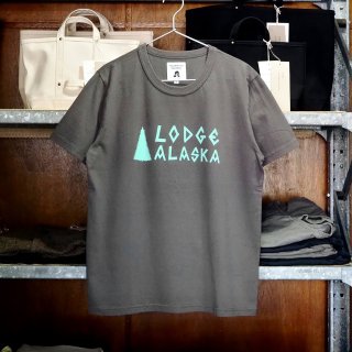 TACOMA FUJI RECORDS （タコマフジレコード）Lodge ALASKA LOGO designed by MATT LEINES チャコール