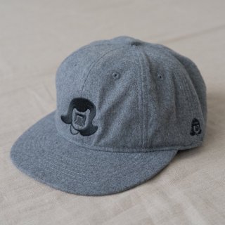 Tacoma Fuji Records（タコマフジレコード）TACOMA FUJI LOGO (embroidery) CAPdesigned by Yachiyo Katsuyama グレー